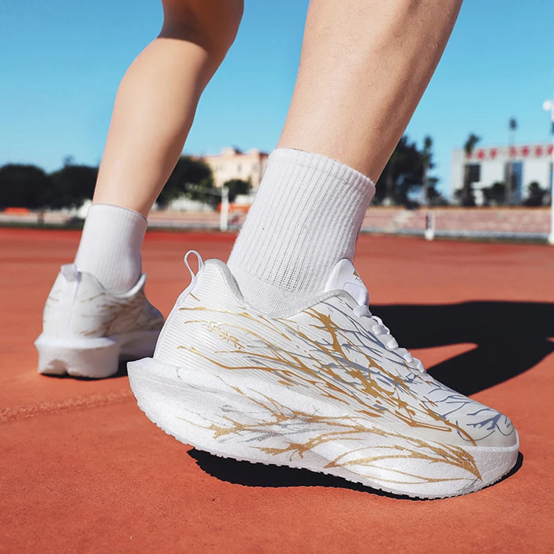 Men's Running Non-slip Walking Sneakers Fashion Casual Sports Shoes Breathable Lightweight Couple Outdoor Tennis Size:35-45