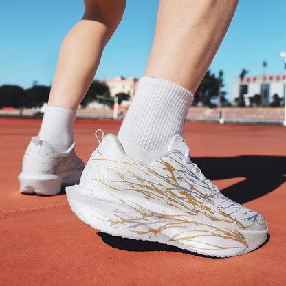 Men's Running Non-slip Walking Sneakers Fashion Casual Sports Shoes Breathable Lightweight Couple Outdoor Tennis Size:35-45