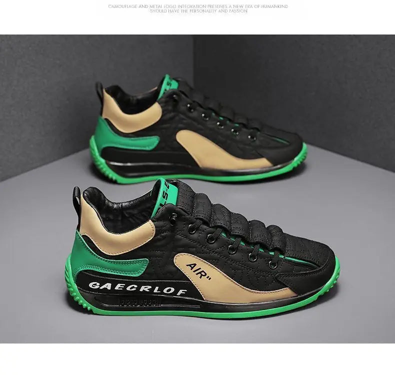2025 New Men Sneakers Fashion Thick Sole Men Casual Shoes Luxury Breathable Outdoor Male Running Shoes Lace-Up Mens tennis Shoes