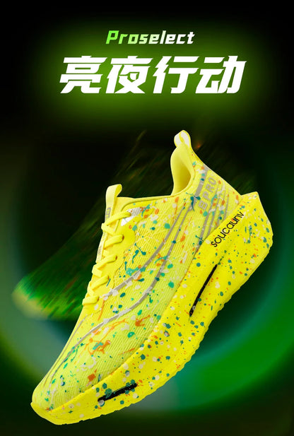 Marathon Carbon Plate Air Cushion Men Sports Running Shoes Breathable Lightweight Women's Comfortable Athletic Nonskid Sneakers