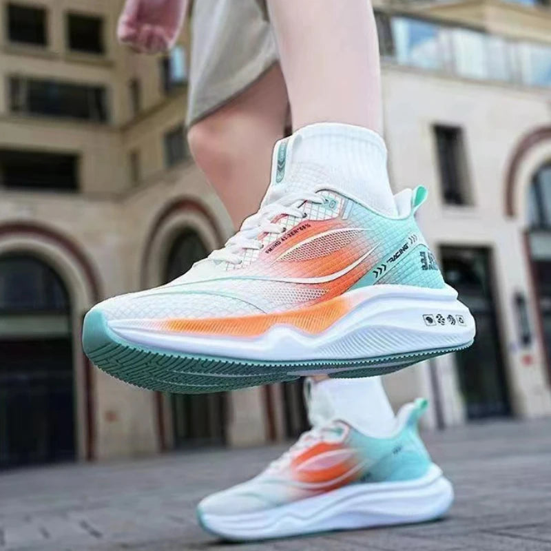 Men's Sneakers Breathable Running Shoes Lightweight Platform Shoes Comfortable Soft Casual Shoes Outdoor Non Slip Tennis Shoe