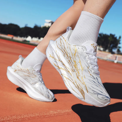 Men's Running Non-slip Walking Sneakers Fashion Casual Sports Shoes Breathable Lightweight Couple Outdoor Tennis Size:35-45