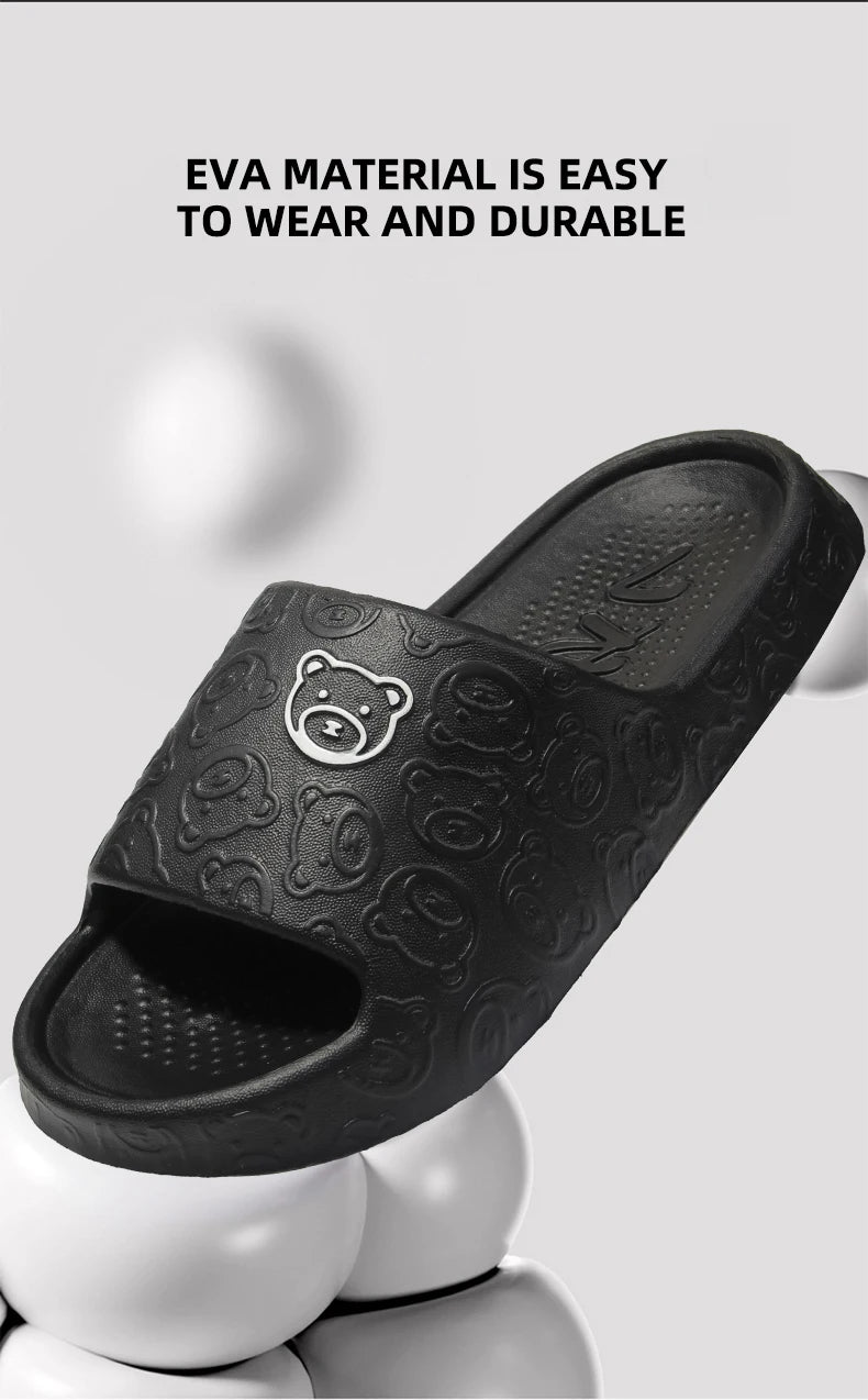 Summer Home Use EVA Slippers for Women Cute Cartoon Design Indoor Comfortable Slip-On Shoes