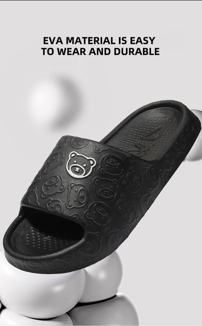 Summer Home Use EVA Slippers for Women Cute Cartoon Design Indoor Comfortable Slip-On Shoes