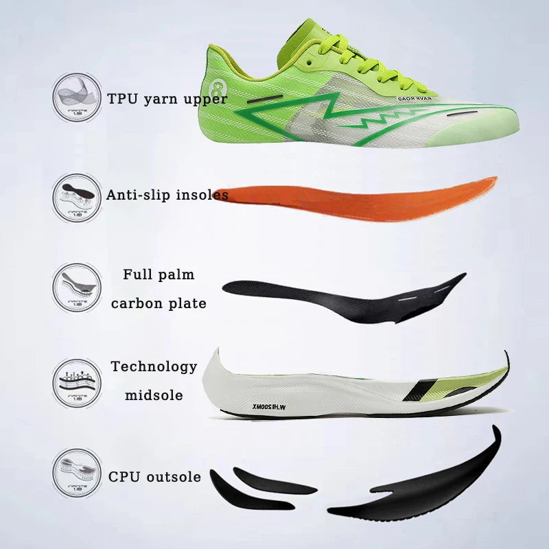 Sneakers Man High Quality Non-Slip Casual Sports Shoes Lightweight Breathable Tennis Shoe Running Shoes Carbon Plate Men Trainer