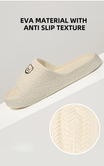 Summer Home Use EVA Slippers for Women Cute Cartoon Design Indoor Comfortable Slip-On Shoes