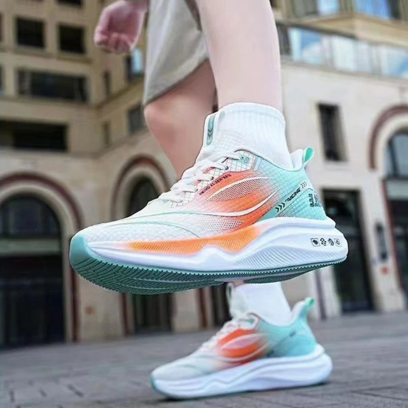 Men's Sneakers Breathable Running Shoes Lightweight Platform Shoes Comfortable Soft Casual Shoes Outdoor Non Slip Tennis Shoe