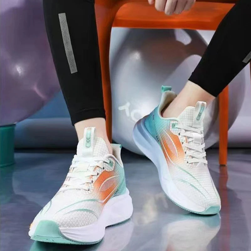 Men's Sneakers Breathable Running Shoes Lightweight Platform Shoes Comfortable Soft Casual Shoes Outdoor Non Slip Tennis Shoe