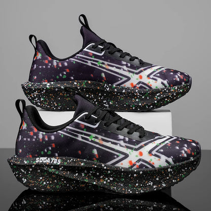 Men Sports Running Shoes Casual Marathon Breathable Lightweight Women's Comfortable Athletic Nonskid Walking Sneakers Outdoors