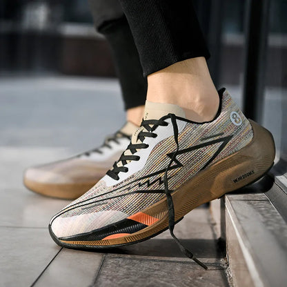 Sneakers Man High Quality Non-Slip Casual Sports Shoes Lightweight Breathable Tennis Shoe Running Shoes Carbon Plate Men Trainer