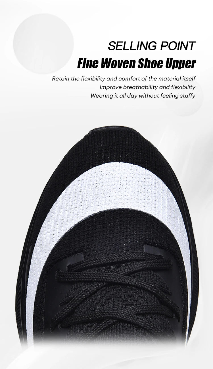 Unisex Casual Sneakers Breathable Running Shoes Women's Lightweight Walking Gym Shoes Low Top Tennis Non-Slip Sportwear Footwear