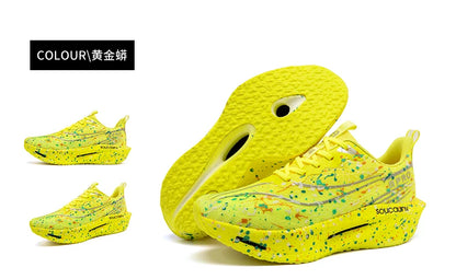 Marathon Carbon Plate Air Cushion Men Sports Running Shoes Breathable Lightweight Women's Comfortable Athletic Nonskid Sneakers