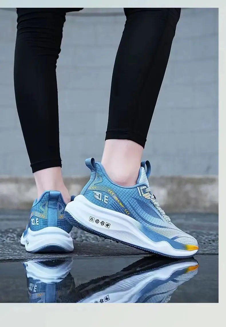 Men's Sneakers Casual Breathable Sports Shoes Men Anti Slip Wear-resistant Running Shoes Outdoor Walking Training Tennis Shoes