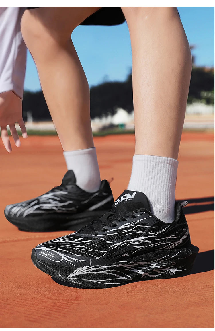 Men's Running Non-slip Walking Sneakers Fashion Casual Sports Shoes Breathable Lightweight Couple Outdoor Tennis Size:35-45