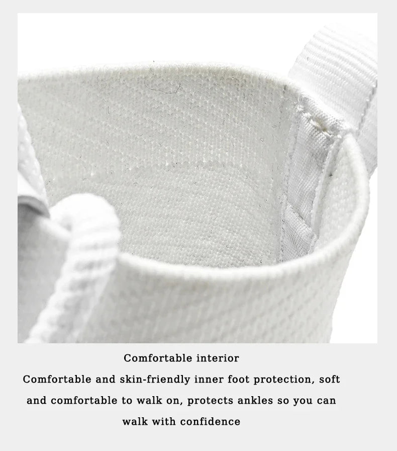 Trainers Breathable Soft Sole Sports Casual Shoes Fashion Lace-up Thick-soled White Shoes Tenis Masculino Mens White Sneakers