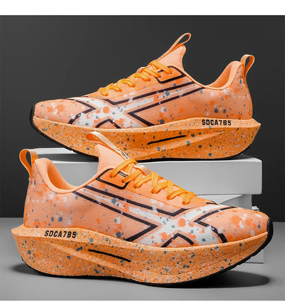 Men Sports Running Shoes Casual Marathon Breathable Lightweight Women's Comfortable Athletic Nonskid Walking Sneakers Outdoors