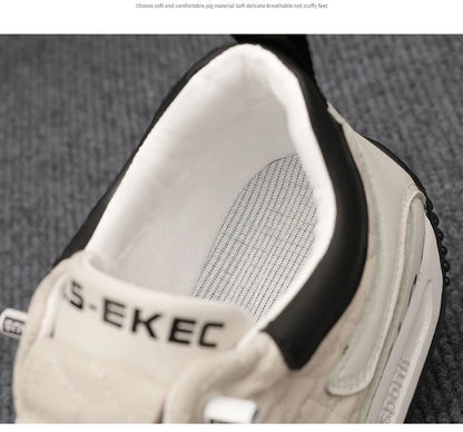 2025 New Men Sneakers Fashion Thick Sole Men Casual Shoes Luxury Breathable Outdoor Male Running Shoes Lace-Up Mens tennis Shoes