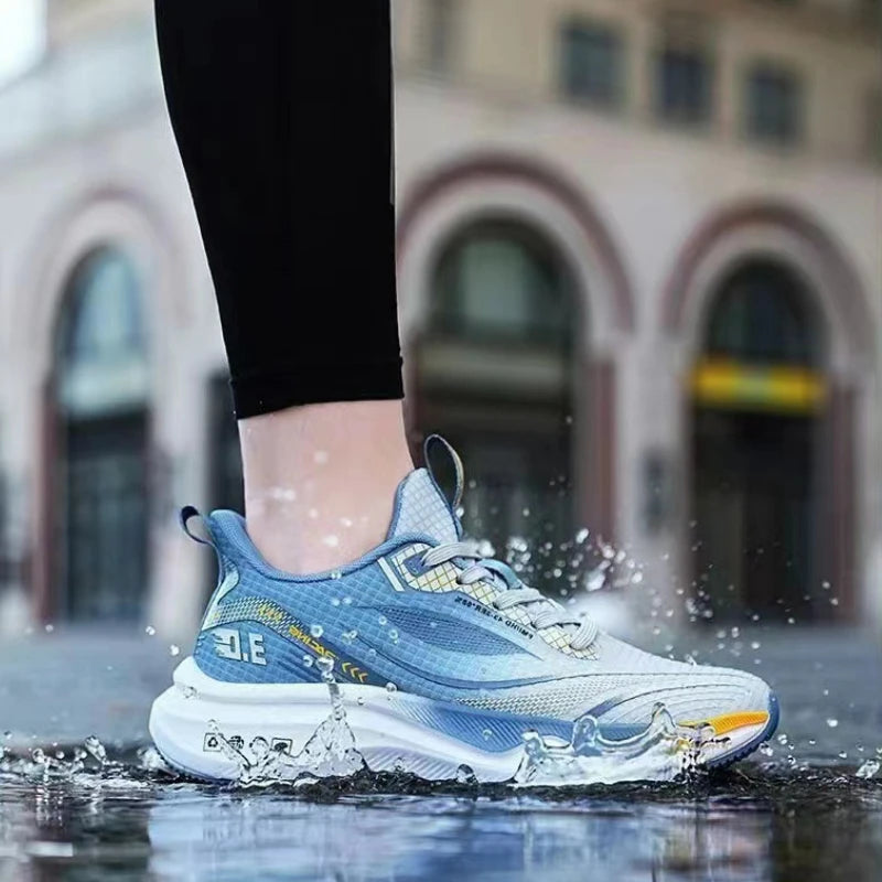 Men's Sneakers Breathable Running Shoes Lightweight Platform Shoes Comfortable Soft Casual Shoes Outdoor Non Slip Tennis Shoe