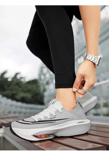 Men's casual sneakers air cushion breathable sneakers Lightweight outdoor mesh running shoes jogging tennis women's walking shoe