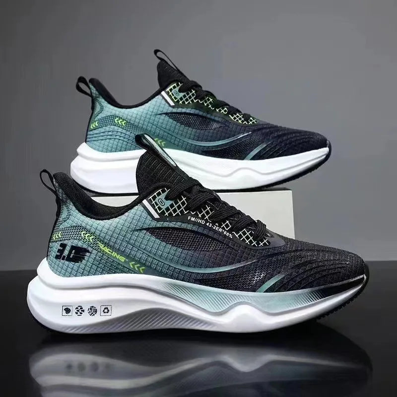 Men's Sneakers Breathable Running Shoes Lightweight Platform Shoes Comfortable Soft Casual Shoes Outdoor Non Slip Tennis Shoe