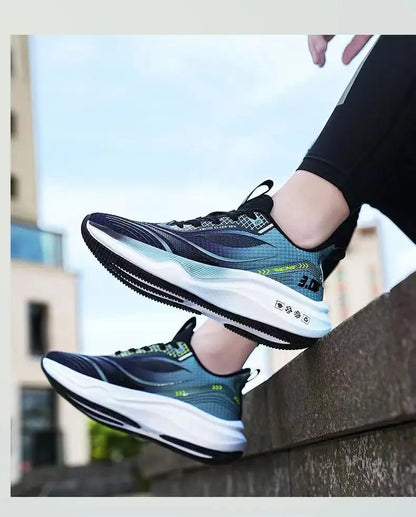 Men's Sneakers Casual Breathable Sports Shoes Men Anti Slip Wear-resistant Running Shoes Outdoor Walking Training Tennis Shoes