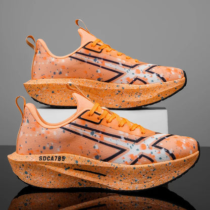 Men Sports Running Shoes Casual Marathon Breathable Lightweight Women's Comfortable Athletic Nonskid Walking Sneakers Outdoors