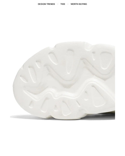 Men's Low-Top Sneakers for Autumn 2025 - Breathable Mesh, Slip-Resistant Thick-Sole Running Shoes, Trendy Outdoor Casual Shoes‌