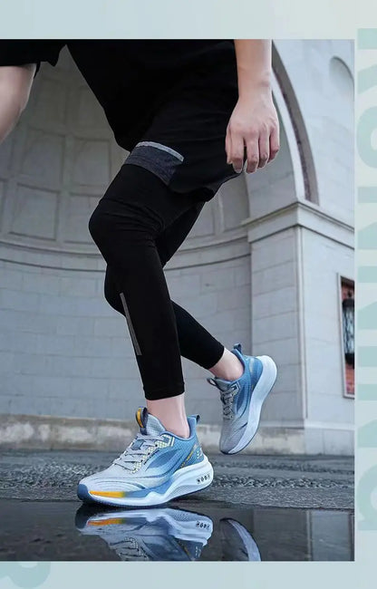 Men's Sneakers Casual Breathable Sports Shoes Men Anti Slip Wear-resistant Running Shoes Outdoor Walking Training Tennis Shoes