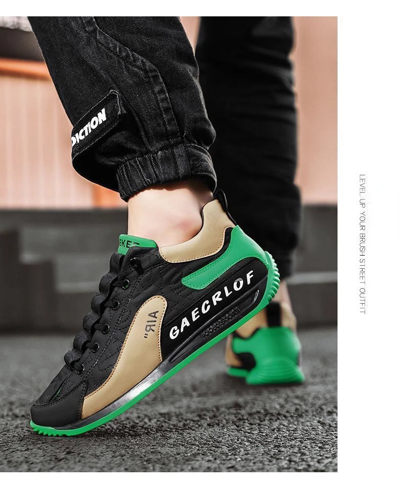 2025 New Men Sneakers Fashion Thick Sole Men Casual Shoes Luxury Breathable Outdoor Male Running Shoes Lace-Up Mens tennis Shoes