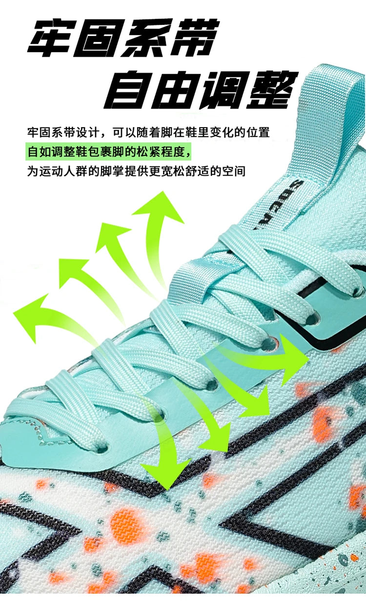 Men Sports Running Shoes Casual Marathon Breathable Lightweight Women's Comfortable Athletic Nonskid Walking Sneakers Outdoors