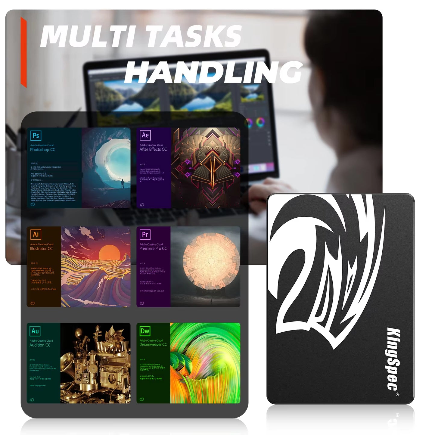 Upgrade Your System with the KingSpec Internal SSD Drive - Lightning Fast Storage from 120GB to 4TB for Laptops & PCs