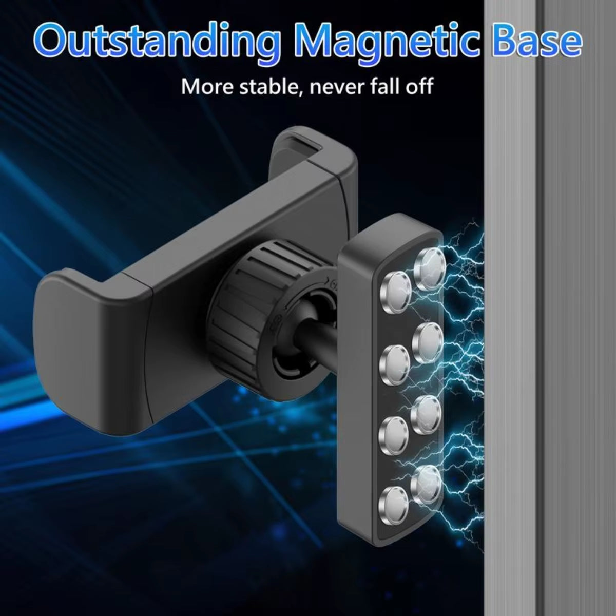 Ultimate Magnetic Phone Holder for Gym - 360° Adjustable & Strong Magnet for Workout Recording & Fitness Essentials